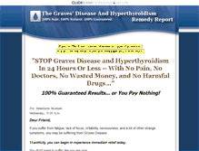Tablet Screenshot of gravesdiseaseremedy.com